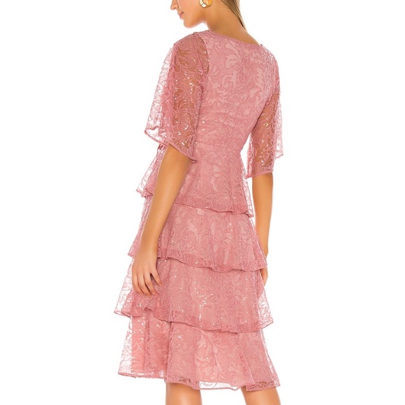 Tularosa Autumn Dress Dusty Rose M - Picture 8 of 10
